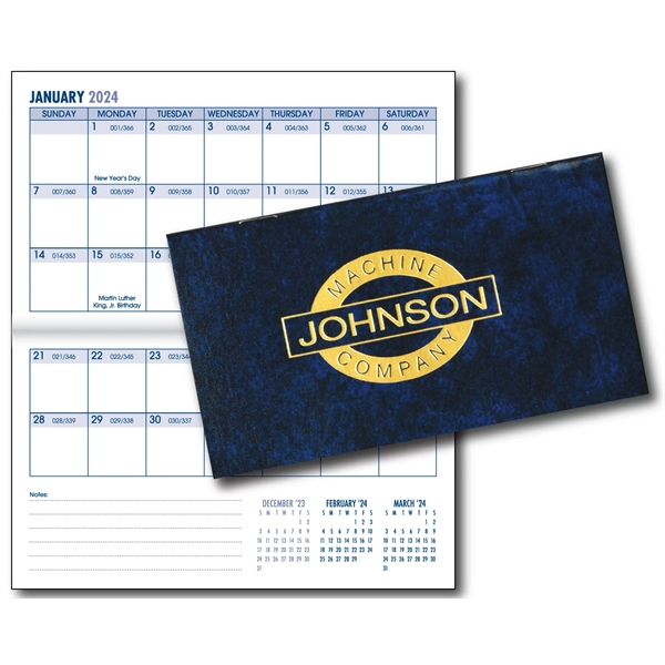 Premium leatherette pocket planner - Premium leatherette pocket planner - Image 1 of 7