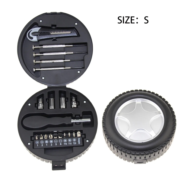 Industries Multi Tool Gift Set in Tire Shape Case - Industries Multi Tool Gift Set in Tire Shape Case - Image 1 of 4