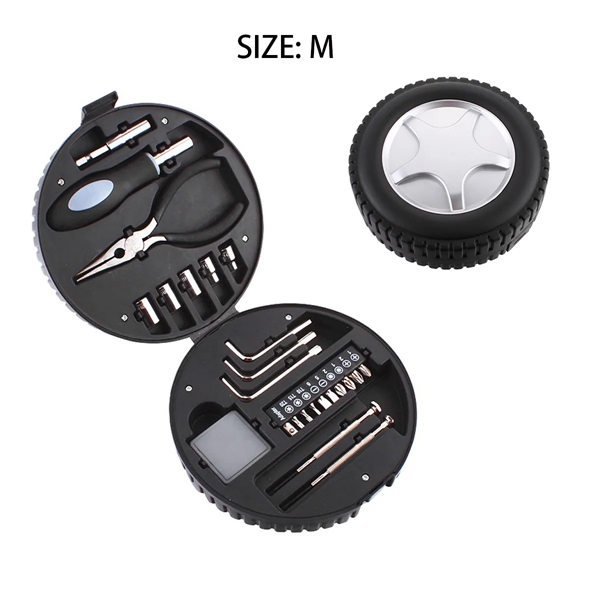 Industries Multi Tool Gift Set in Tire Shape Case - Industries Multi Tool Gift Set in Tire Shape Case - Image 2 of 4