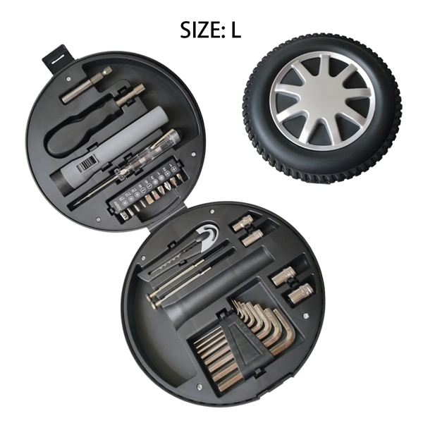 Industries Multi Tool Gift Set in Tire Shape Case - Industries Multi Tool Gift Set in Tire Shape Case - Image 3 of 4