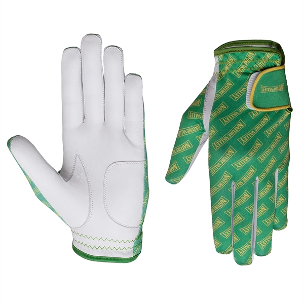Sublimated Golf Gloves w/ Cabretta Leather Palm (Free Setup) - Sublimated Golf Gloves w/ Cabretta Leather Palm (Free Setup) - Image 11 of 20