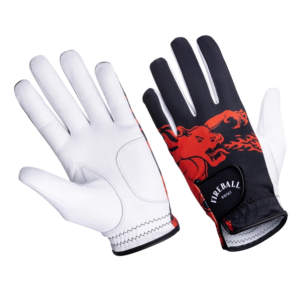 Sublimated Golf Gloves w/ Cabretta Leather Palm (Free Setup) - Sublimated Golf Gloves w/ Cabretta Leather Palm (Free Setup) - Image 16 of 20