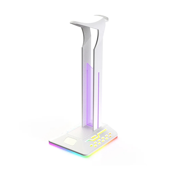 Headphones Stand with 2 USB Ports RGB Lighted - Headphones Stand with 2 USB Ports RGB Lighted - Image 2 of 6