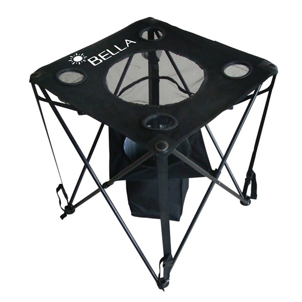 Folding Barbecue Ice Bucket Table - Folding Barbecue Ice Bucket Table - Image 0 of 6