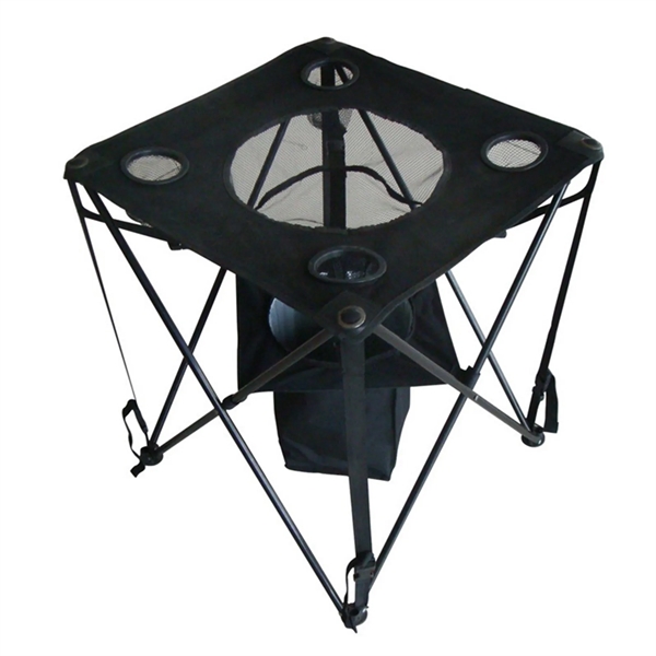 Folding Barbecue Ice Bucket Table - Folding Barbecue Ice Bucket Table - Image 2 of 6