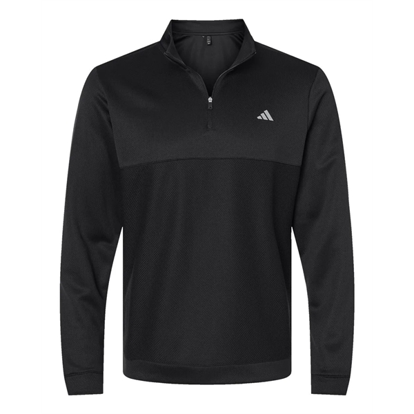 Adidas Men's Ultimate365 Textured Quarter-Zip Pullover - Adidas Men's Ultimate365 Textured Quarter-Zip Pullover - Image 1 of 12