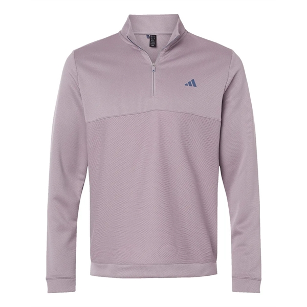 Adidas Men's Ultimate365 Textured Quarter-Zip Pullover - Adidas Men's Ultimate365 Textured Quarter-Zip Pullover - Image 5 of 12