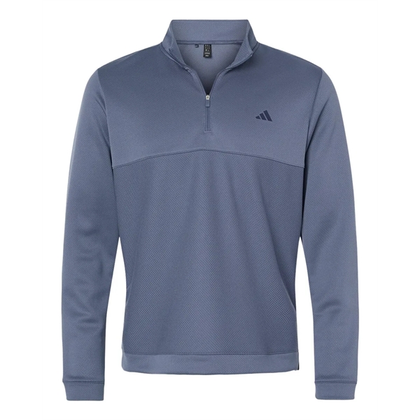 Adidas Men's Ultimate365 Textured Quarter-Zip Pullover - Adidas Men's Ultimate365 Textured Quarter-Zip Pullover - Image 7 of 12