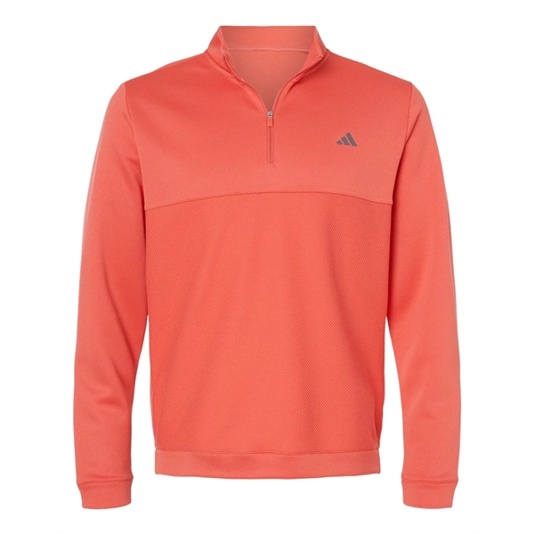 Adidas Men's Ultimate365 Textured Quarter-Zip Pullover - Adidas Men's Ultimate365 Textured Quarter-Zip Pullover - Image 9 of 12