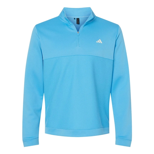 Adidas Men's Ultimate365 Textured Quarter-Zip Pullover - Adidas Men's Ultimate365 Textured Quarter-Zip Pullover - Image 11 of 12