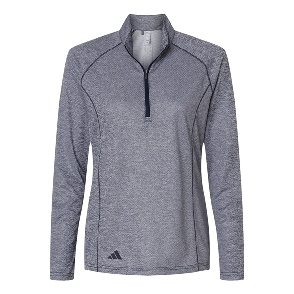 Adidas Women's Space Dyed Quarter-Zip Pullover - Adidas Women's Space Dyed Quarter-Zip Pullover - Image 3 of 6