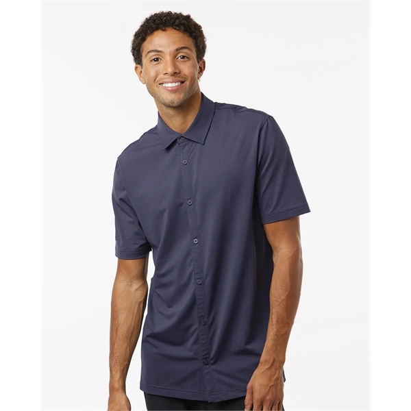 Adidas Button Down Short Sleeve Shirt - Adidas Button Down Short Sleeve Shirt - Image 0 of 8
