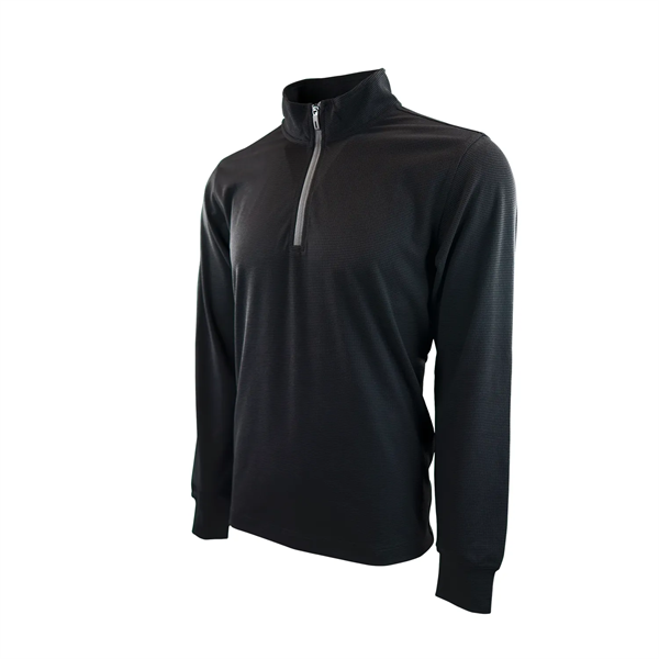 Grid  1/4 Zip Pullover - Grid  1/4 Zip Pullover - Image 1 of 9