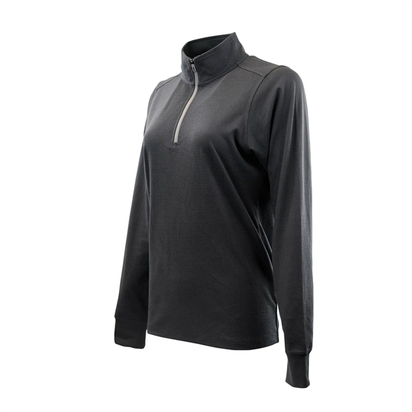 Women's Grid  1/4 Zip Pullover - Women's Grid  1/4 Zip Pullover - Image 5 of 11