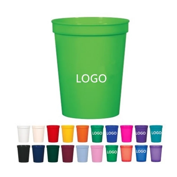 12oz Reusable Plastic Stadium Cup - 12oz Reusable Plastic Stadium Cup - Image 0 of 3