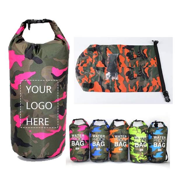Camo Waterproof Dry Bag - Camo Waterproof Dry Bag - Image 0 of 2