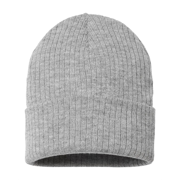 Atlantis Headwear Sustainable Rib Cuffed Beanie - Atlantis Headwear Sustainable Rib Cuffed Beanie - Image 5 of 15