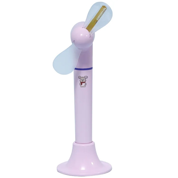 Usb Led Flashing Mini Fan With Ballpoint Pen - Usb Led Flashing Mini Fan With Ballpoint Pen - Image 3 of 3