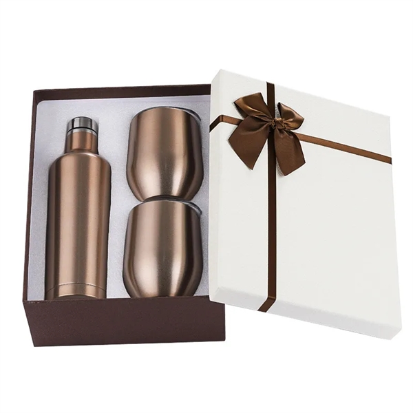 Excellent Gift Insulated Wine Growler And Tumblers - Excellent Gift Insulated Wine Growler And Tumblers - Image 1 of 3