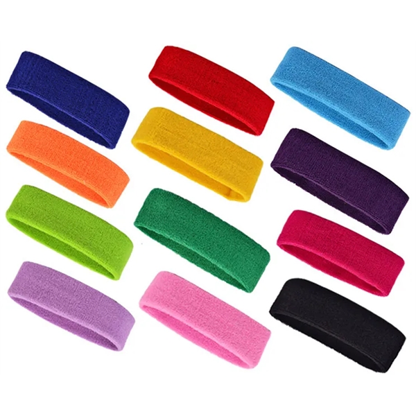 Heavyweight Terry Cotton Sweat Cooling headbands - Heavyweight Terry Cotton Sweat Cooling headbands - Image 0 of 0
