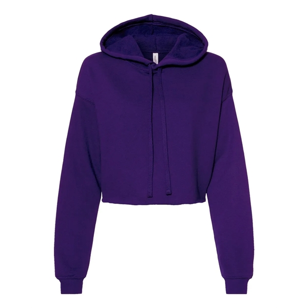 BELLA + CANVAS Women's Crop Fleece Hoodie - BELLA + CANVAS Women's Crop Fleece Hoodie - Image 32 of 33