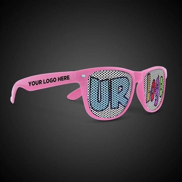 Colorful Billboard Sunglasses, printed lenses glasses - Colorful Billboard Sunglasses, printed lenses glasses - Image 4 of 9