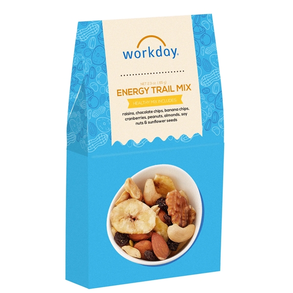 Well & Wellness Gable Box with Energy Trail Mix (2.3 oz.) - Well & Wellness Gable Box with Energy Trail Mix (2.3 oz.) - Image 0 of 1