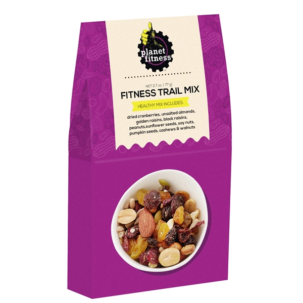Well & Wellness Gable Box with Fitness Trail Mix (2.7 oz.) - Well & Wellness Gable Box with Fitness Trail Mix (2.7 oz.) - Image 0 of 1