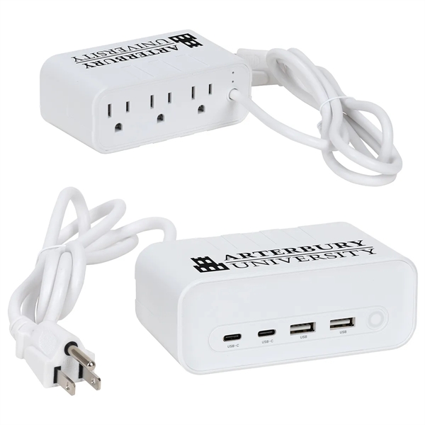 Relay 5 Ft. Charging Station with Type-C, USB & AC Outlets - Relay 5 Ft. Charging Station with Type-C, USB & AC Outlets - Image 0 of 0