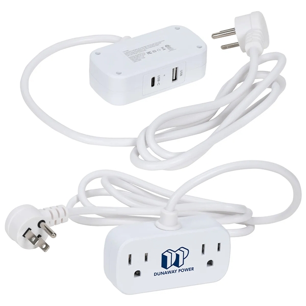 Zip 5 Ft. Power Strip with Type-C, USB & AC Outlets - Zip 5 Ft. Power Strip with Type-C, USB & AC Outlets - Image 0 of 0