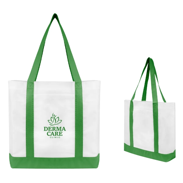 Non-Woven Tote Bag With Trim Colors - Non-Woven Tote Bag With Trim Colors - Image 2 of 18