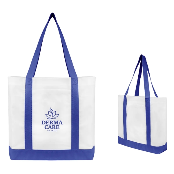 Non-Woven Tote Bag With Trim Colors - Non-Woven Tote Bag With Trim Colors - Image 6 of 18