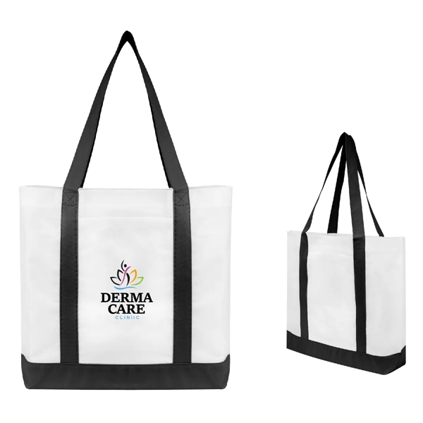 Non-Woven Tote Bag With Trim Colors - Non-Woven Tote Bag With Trim Colors - Image 7 of 18