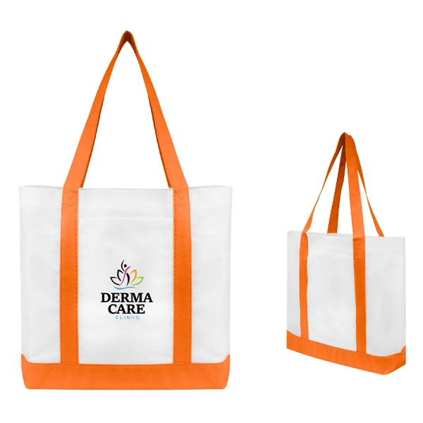 Non-Woven Tote Bag With Trim Colors - Non-Woven Tote Bag With Trim Colors - Image 9 of 18