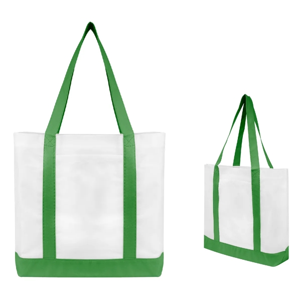 Non-Woven Tote Bag With Trim Colors - Non-Woven Tote Bag With Trim Colors - Image 14 of 18