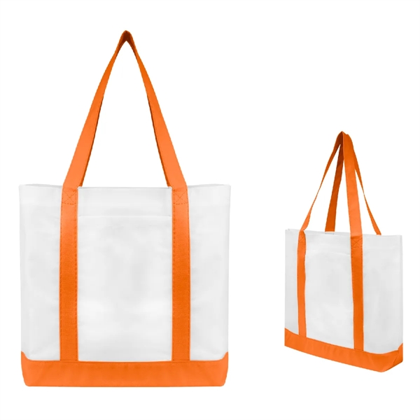 Non-Woven Tote Bag With Trim Colors - Non-Woven Tote Bag With Trim Colors - Image 15 of 18