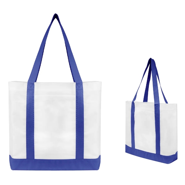 Non-Woven Tote Bag With Trim Colors - Non-Woven Tote Bag With Trim Colors - Image 18 of 18