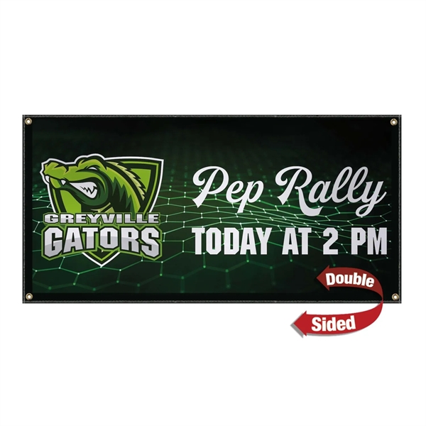 2' x 4' 13 oz. Smooth Vinyl Banner Double-Sided - 2' x 4' 13 oz. Smooth Vinyl Banner Double-Sided - Image 0 of 1