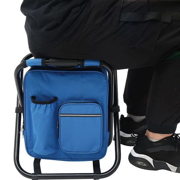 Portable Backpack Cooler Chair - Portable Backpack Cooler Chair - Image 1 of 5