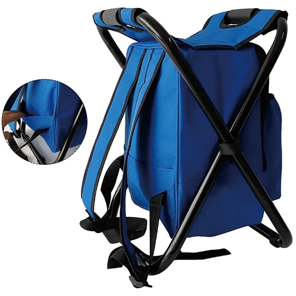 Portable Backpack Cooler Chair - Portable Backpack Cooler Chair - Image 3 of 5