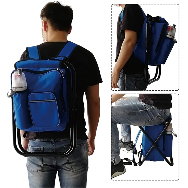 Portable Backpack Cooler Chair - Portable Backpack Cooler Chair - Image 4 of 5