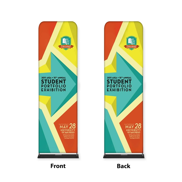 Tube Banner, Double Sided Digitally Printed - 7.5'x2' - Tube Banner, Double Sided Digitally Printed - 7.5'x2' - Image 3 of 5