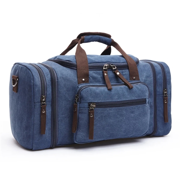 Canvas Duffle Bag for Travel Overnight Weekender - Canvas Duffle Bag for Travel Overnight Weekender - Image 6 of 6