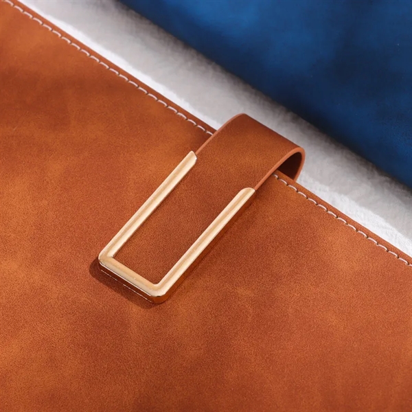 A5 Size PU Leather Metal Buckle Notebook - A5 Size PU Leather Metal Buckle Notebook - Image 3 of 5