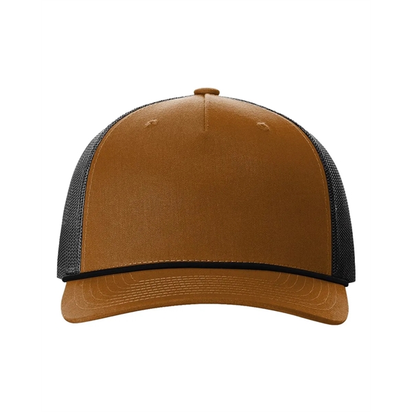 Richardson Five-Panel Trucker with Rope Cap - Richardson Five-Panel Trucker with Rope Cap - Image 5 of 22