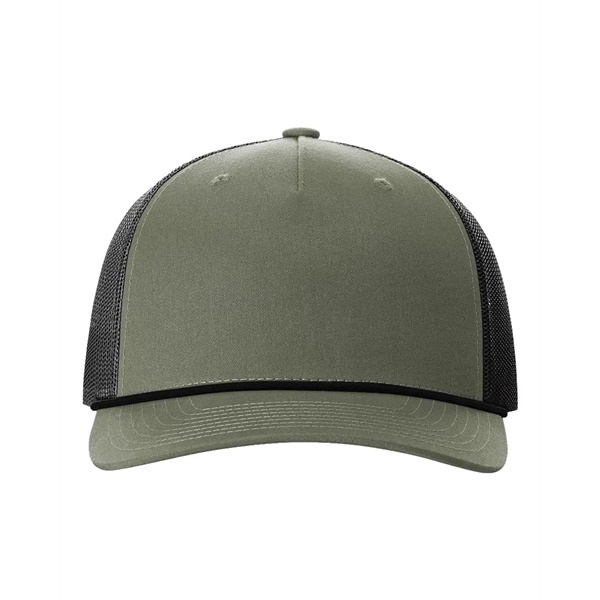 Richardson Five-Panel Trucker with Rope Cap - Richardson Five-Panel Trucker with Rope Cap - Image 15 of 22