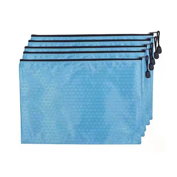 13.4 " x 9.4 " Waterproof Document Bag With Zipper - 13.4 " x 9.4 " Waterproof Document Bag With Zipper - Image 1 of 2