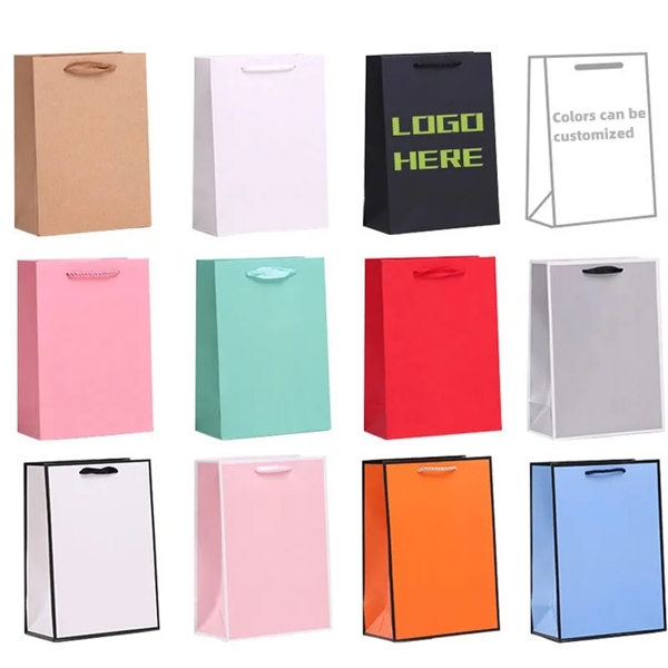 Kraft Paper Gift Bag 8 " x 4 " x 10 " - Kraft Paper Gift Bag 8 " x 4 " x 10 " - Image 0 of 1