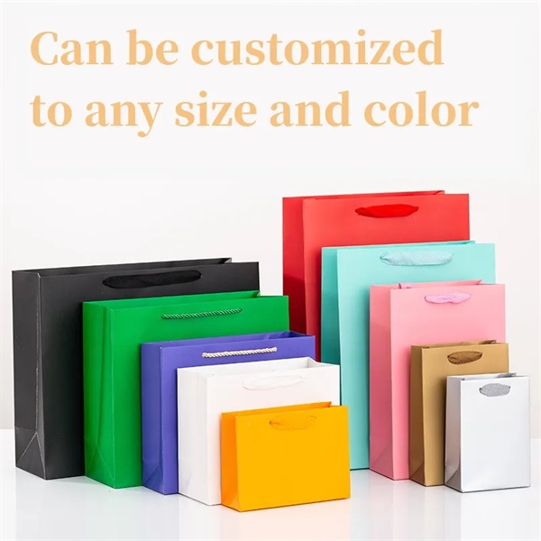 Kraft Paper Gift Bag 8 " x 4 " x 10 " - Kraft Paper Gift Bag 8 " x 4 " x 10 " - Image 1 of 1