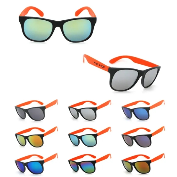 Solid Color Classic Sunglasses - Solid Color Classic Sunglasses - Image 0 of 4